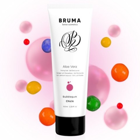 BRUMA Aloe Vera Lubrykant wodny Bubblegum 100ml smak gumy balonowej