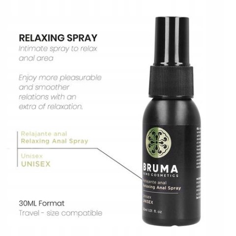 BRUMA spray relaksujący anal unisex 30ml - ułatwia komfortowy seks