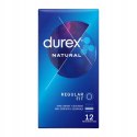 Durex Natural Regular Fit 12szt prezerwatywy lateksowe wyrób medyczny