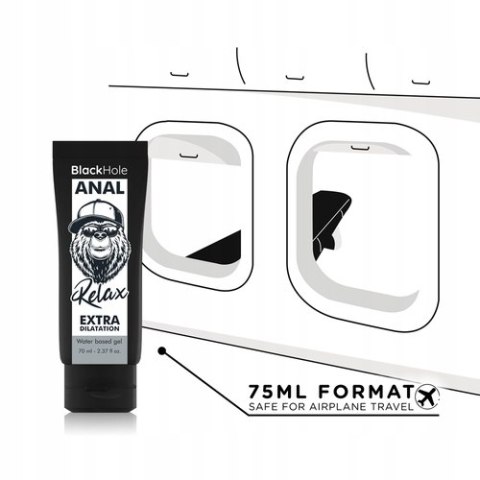 Lubrykant analny BlackHole Relax Extra Dilatation 70 ml żel nawilżający