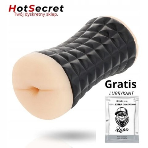 Masturbator anal realistyczny miękki + GRATIS lubrykant