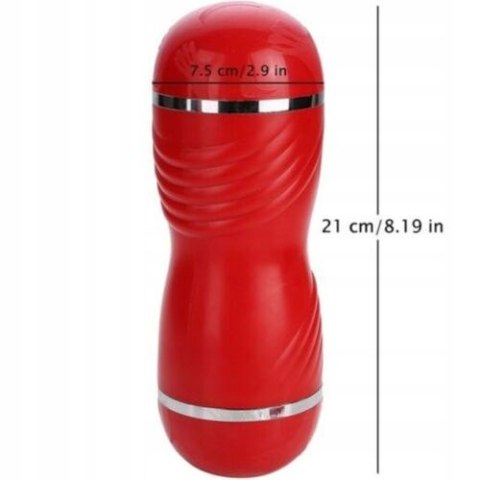 Masturbator męski 2w1 usta i pochwa | miękki TPE | realistyczny tunel