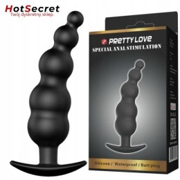 OREK ANALNY PRETTY LOVE SILIKONOWY WODOODPORNY PREMIUM