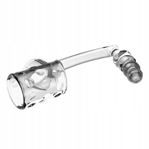 PRZEZROCZYSTY PIERŚCIEŃ EREKCYJNY Z KORKIEM ANALNYM