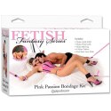 Pink Passion Bondage Kit - zestaw erotyczny BDSM kajdanki knebel maska