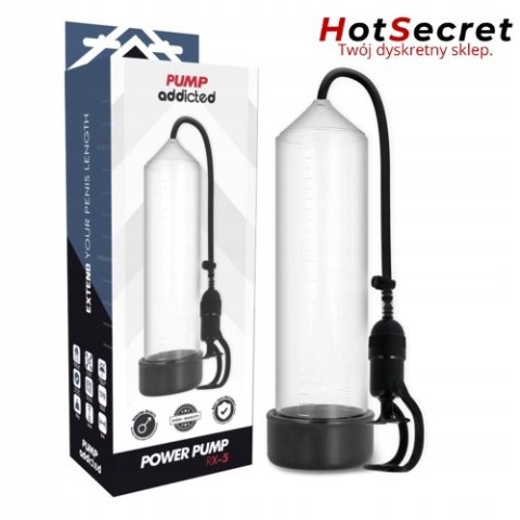 Pompka próżniowa męska Power Pump RX-7 regulacja ciśnienia
