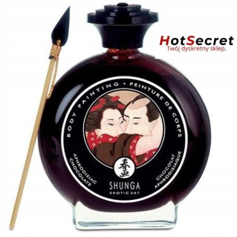 Shunga Body Painting Czekoladowa Farba Do Ciała + pędzelek 100ml
