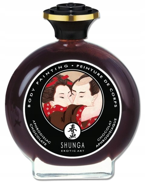 Shunga Body Painting Czekoladowa Farba Do Ciała + pędzelek 100ml