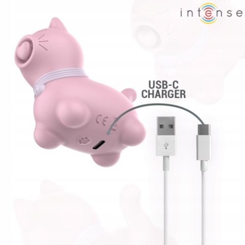Stymulator łechtaczki z pulsującym języczkiem | silikon medyczny | USB-C