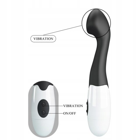 Wibrator do punktu G Pretty Love Charles |10 funkcji | silikon |wodoodporny