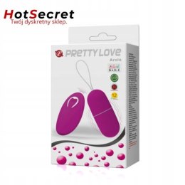 Wibrator jajeczko PRETTY LOVE Arvin 12 trybów | silikon | na baterie