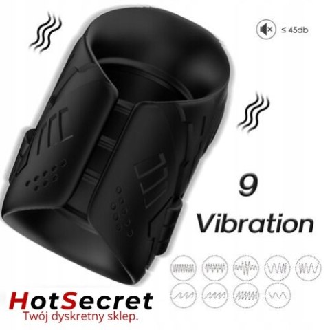 Wibrator masturbator męski silikonowy wibrujący wodoodporny