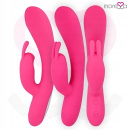 Wibrator podwójny silicone| 30 trybów | ruchome ramiona | USB | wodoodporny