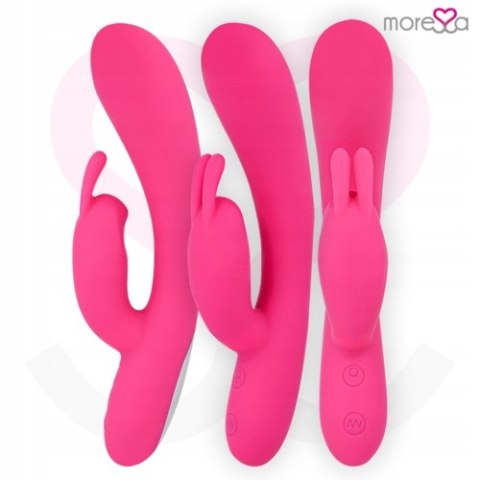 Wibrator podwójny silicone| 30 trybów | ruchome ramiona | USB | wodoodporny