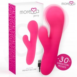 Wibrator podwójny silicone | 30 trybów wibracji | USB | wodoodporny premium