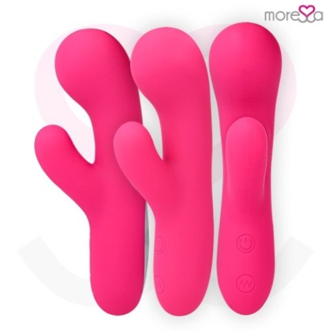 Wibrator podwójny silicone | 30 trybów wibracji | USB | wodoodporny premium