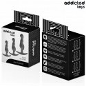Zestaw 3 silikonowych korków analnych Addicted Toys Anal Plug Set
