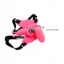 Strap On Silikonowy 30 Trybów Wibrator z Pilotem-Dla Par-Regulowany-Premium
