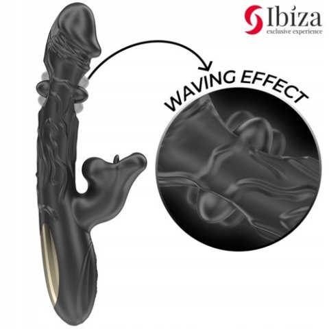 Wibrator oscylująco-gryzący Ibiza | 3 silniki | silikon | USB | wodoodporny