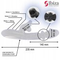 Wibrator oscylująco-gryzący Ibiza | 3 silniki | silikon | USB | wodoodporny