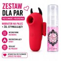 ZESTAW DLA PAR WIBRATOR NA PALEC + ŻEL STYMULUJĄCY HIT PREZENT