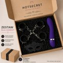 Zestaw dla par-BDSM + wibrator silikonowy + maska|komplet prezent dyskretny